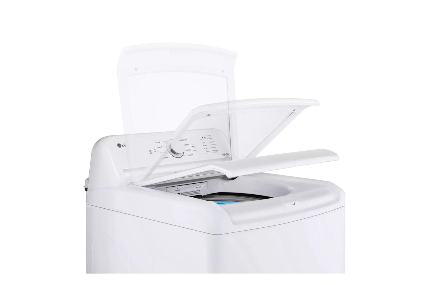 LG WT6105CW 4.1 Cu. Ft. Capacity Top Load Washer With Agitator and Slamproof GL...
