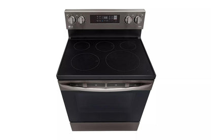 LG LREL6323D 6.3 Cu Ft. Smart Wi-fi Enabled Fan Convection Electric Range With A...