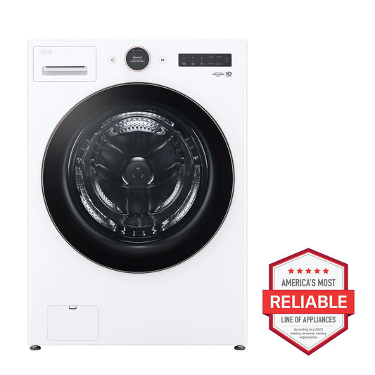 LG DLEX6500W 7.4 Cu. Ft. Ultra Large Capacity Smart Front Load Electric Energy S...