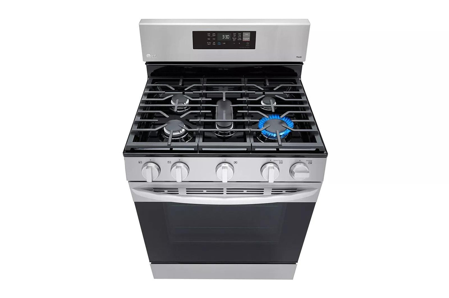 LG LRGL5823S 5.8 Cu Ft. Smart Wi-fi Enabled Fan Convection Gas Range With Air FR...