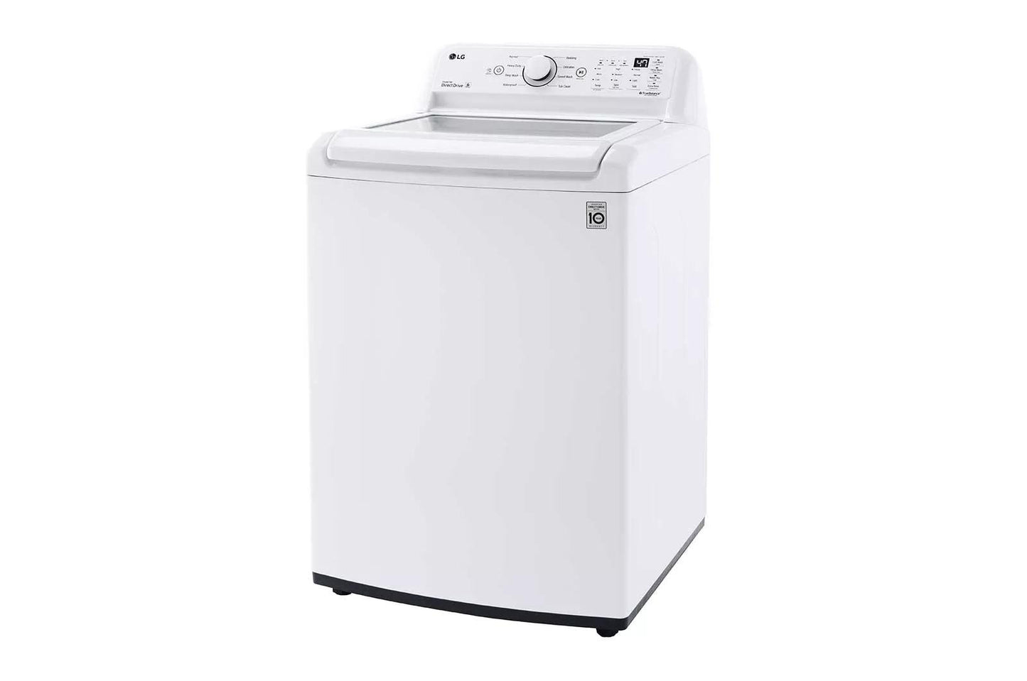 LG WT7000CW 4.5 Cu. Ft. Ultra Large Capacity Top Load Washer With TURBODRUM...