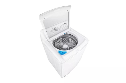 LG WT7155CW 4.8 Cu. Ft. MEGA Capacity Top Load Washer With 4-way Agitator &...