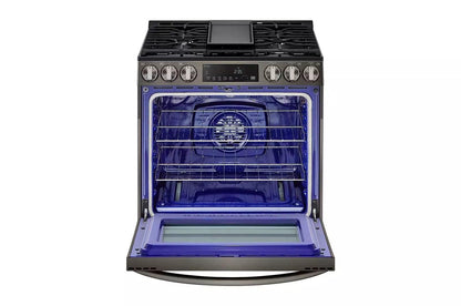 LG LSGL5833D 5.8 Cu Ft. Smart Wi-fi Enabled Fan Convection Gas Slide-in Range WI...