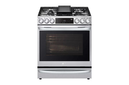 LG LSGL6337F 6.3 Cu Ft. Smart Wi-fi Enabled Probake Convection Instaview G...