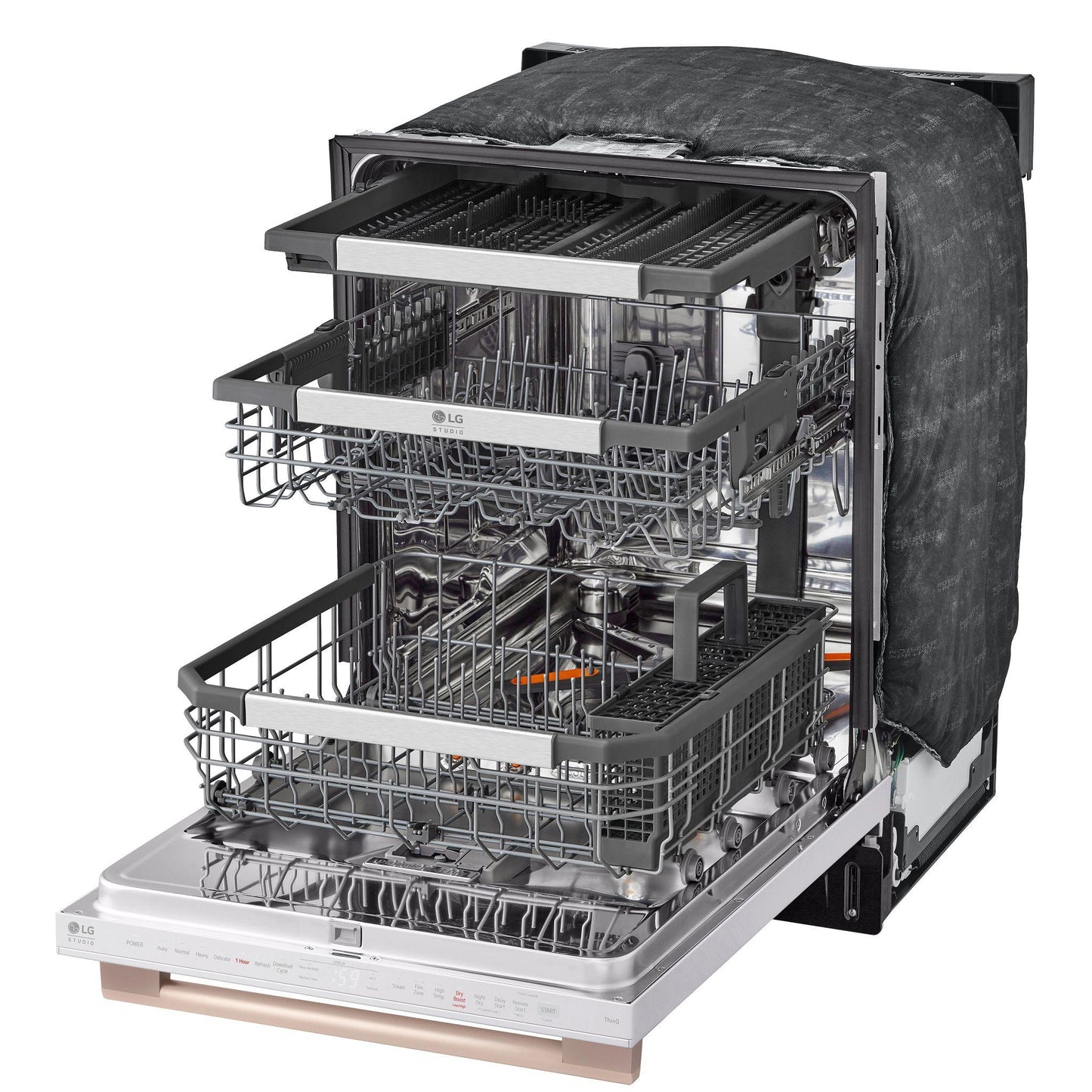 LG SDWB24W3 LG Studio Smart Top Control Dishwasher With 1-hour Wash & Dry, QUAD...