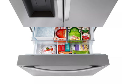 LG LRFXS3106S 31 Cu. Ft. Smart Standard-depth Max French Door Refrigerator WI...