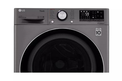 LG WM3555HVA 2.4 CU.FT. Smart Wi-fi Enabled Compact Front Load All-in-one WASHER...