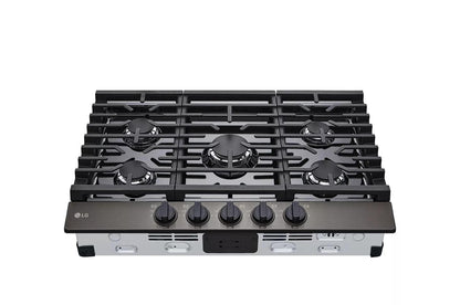 LG CBGJ3023D LG 30"" Gas Cooktop With Ultraheat 20k BTU Burner