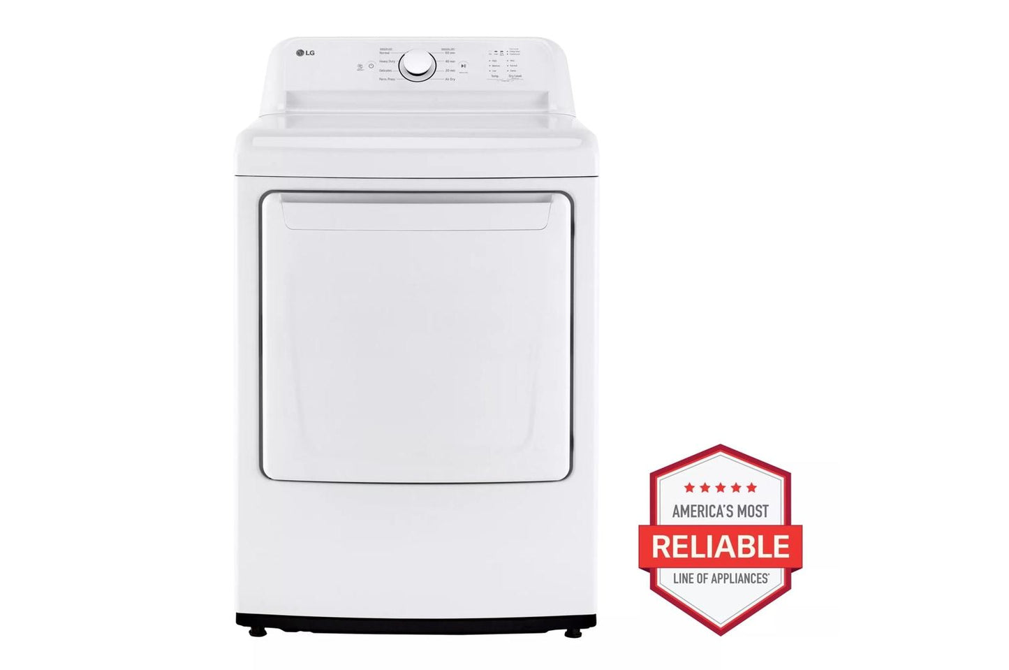 LG DLG6101W 7.3 Cu. Ft. Rear Control Gas Energy Star Dryer With Sensor Dry