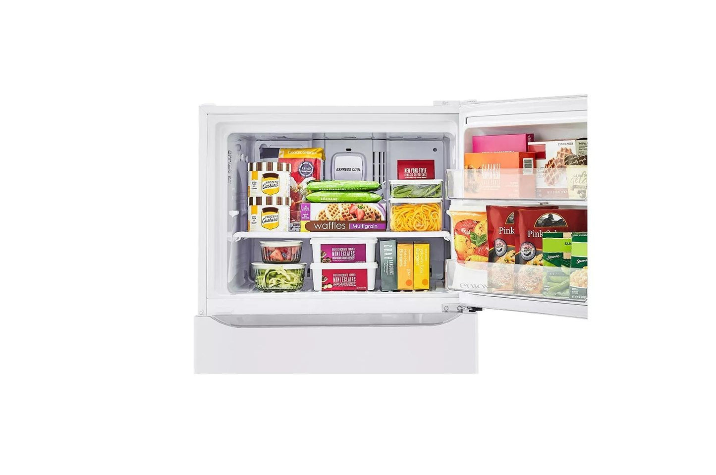 LG LTCS20020W LG 20 Cu. Ft. Top Freezer Refrigerator