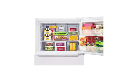 LG LTCS20020W LG 20 Cu. Ft. Top Freezer Refrigerator