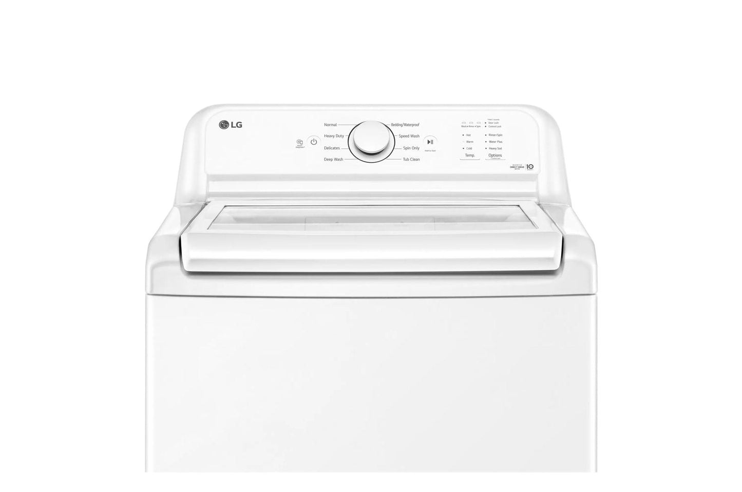 LG WT6100CW 4.3 Cu. Ft. Ultra Large Capacity Top Load Washer With TURBODRUM...