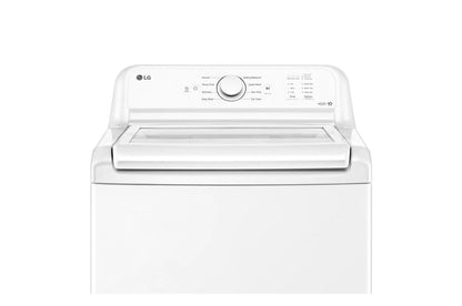 LG WT6100CW 4.3 Cu. Ft. Ultra Large Capacity Top Load Washer With TURBODRUM...
