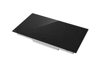 LG LCE3610SBE LG 36"" Electric Cooktop With Ultraheat 3.0KW Element