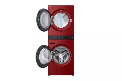 LG WKGX201HRA Single Unit Front Load LG Washtower With Center Control 4.5...