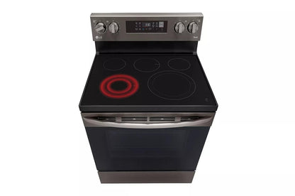 LG LREL6323D 6.3 Cu Ft. Smart Wi-fi Enabled Fan Convection Electric Range With A...