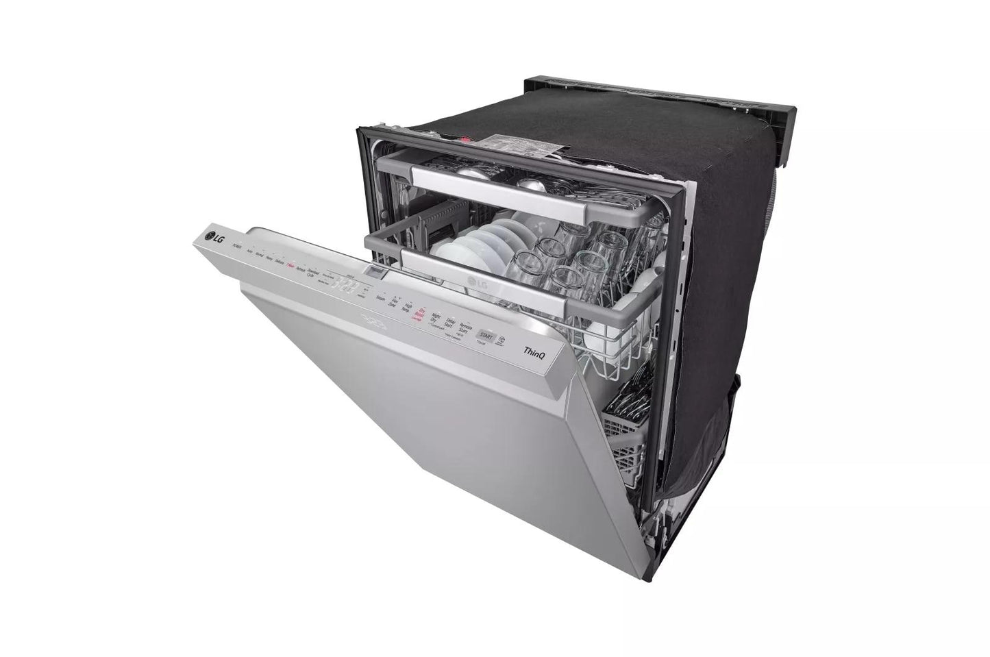 LG LDPH7972S Smart Top Control Dishwasher With 1-hour Wash & Dry, Quadwash PR...