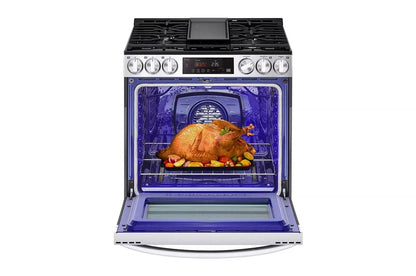 LG LSGL5833F 5.8 Cu Ft. Smart Wi-fi Enabled Fan Convection Gas Slide-in Range WI...