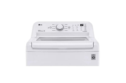 LG WT7005CW 4.3 Cu. Ft. MEGA Capacity Top Load Washer With 4-way Agitator &...